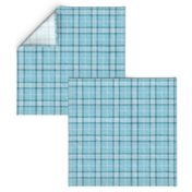 Lost River Jacquard Plaid Rustic Cabin Cozy Blue Medium 