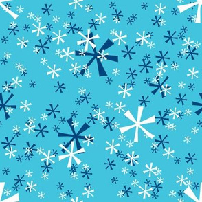 Winter Wonderland Snowflakes - tourquois