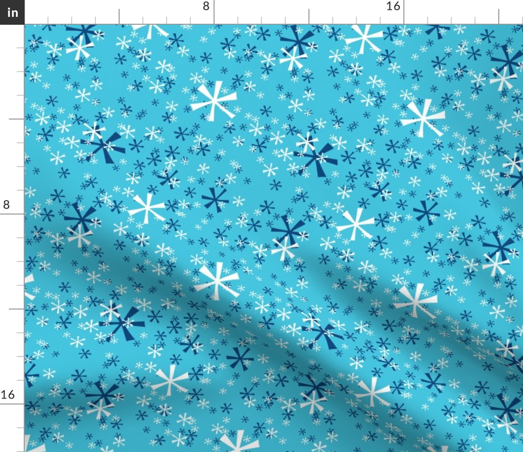 Winter Wonderland Snowflakes - tourquois
