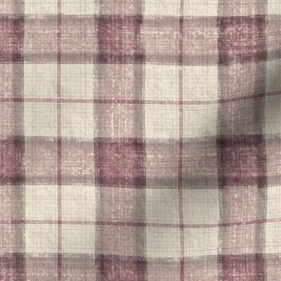 Lost River Jacquard Plaid Rustic Cabin Animal Tracks Medium 