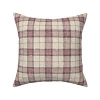 Lost River Jacquard Plaid Rustic Cabin Animal Tracks Medium 