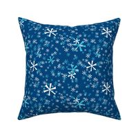 Winter Wonderland Snowflakes - navy