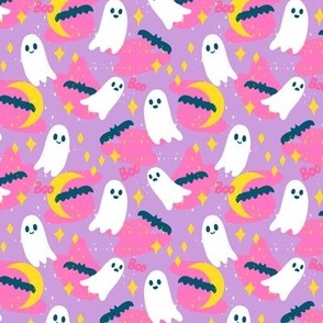 Pastel Halloween Ghosts | SM Scale | Pink and Purple