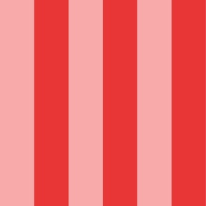 5 inch stripe - red/pink