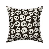 Large Skull Party in Onyx Black