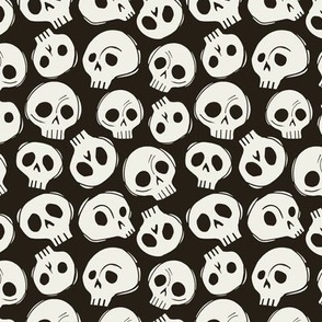 Small Skull Party in Onyx Black