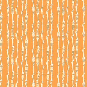 Skeleton Bone Stripes | Orange