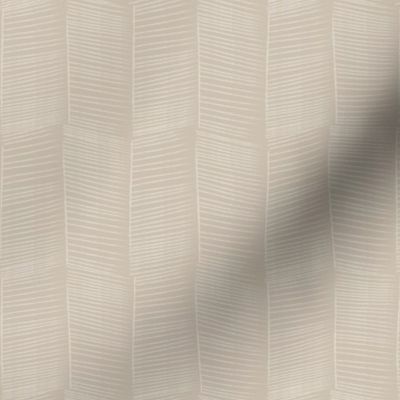 Modern Chevron | SM Scale | Sand Neutral Beige