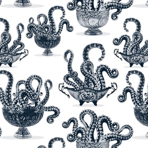 Octopus bowls navy