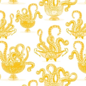 Octopus bowls yellow