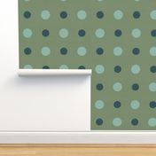 Green and teal dots