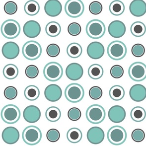 Turquoise dots