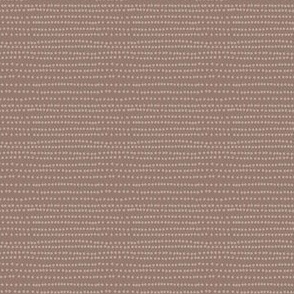 breadcrumbs - driftwood - Irregular stripes of tiny dots in soft brown