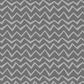 pump up the volume - oyster - Irregular zigzag stripes in neutral gray