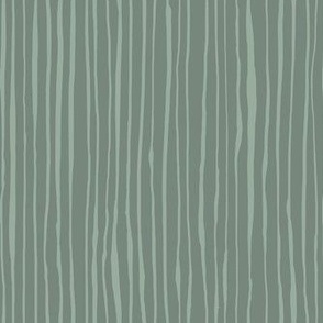 Streaky Stripes - sea foam - painted stripes - sage green