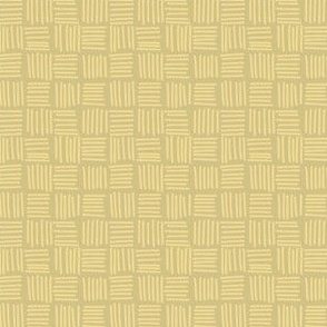 Homestead - sea oats - crosshatch grid like basketweave - weathered yellow