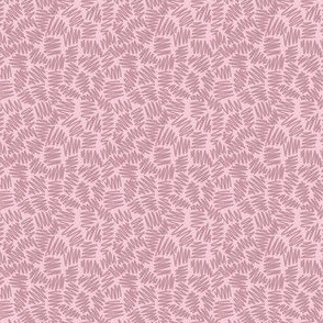 chicken scratch - seashell pink - irregular scratchy scribble texture in pale dusty rose