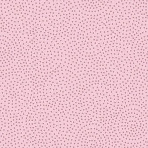 soda pop - seashell - swirls of tiny dots in soft dusty pink