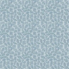 chicken scratch - surf - Irregular scribble texture in soft ocean blue