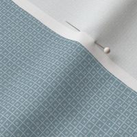 circle in a square - surf - tiny grid pattern in pale ocean blue