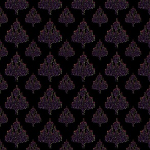 Chandelier Damask Glitch