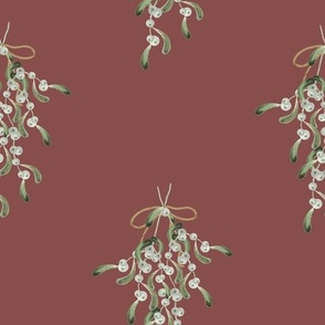 Mistletoe Bunch - Red & Green  MEDIUM