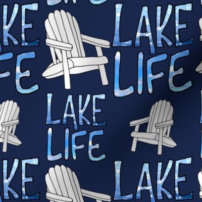 Lake Life (Navy Blue)