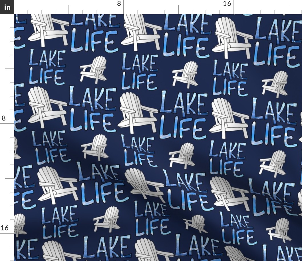 Lake Life (Navy Blue)