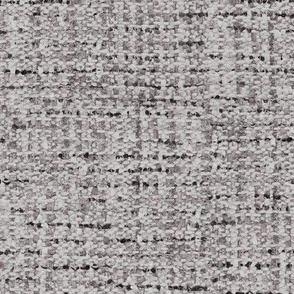 FAUX BOUCLE TWEED MED GRAY MONOCHROME
