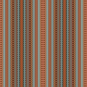 ethnic mini geometric stripes
