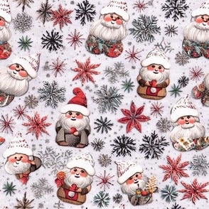 embroidery christmas gnomes