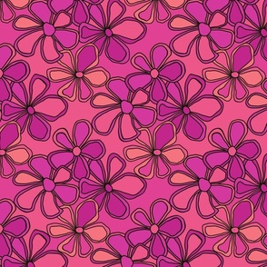 2143_pink-purple-orange_flowers_pink-bkgrnd