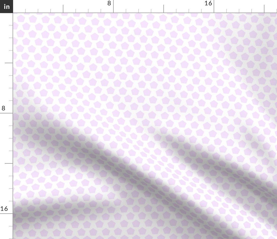 Light Purple Pentagon Pattern 