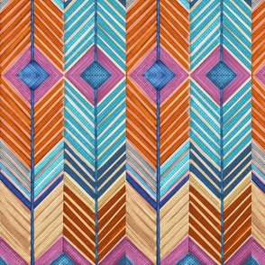 Herringbone Chevron Explosion