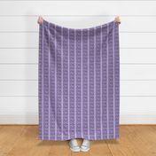 CNTR5 - Countryside Abstract Stripes in Monochromatic Lavender - 4 inch repeat