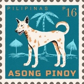 Asong Pinoy Dog Postage Stamps