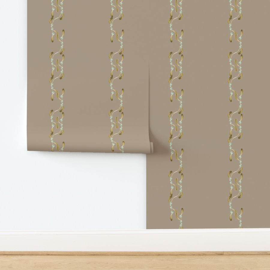 Mistletoe Garland Gold - Beige  LARGE