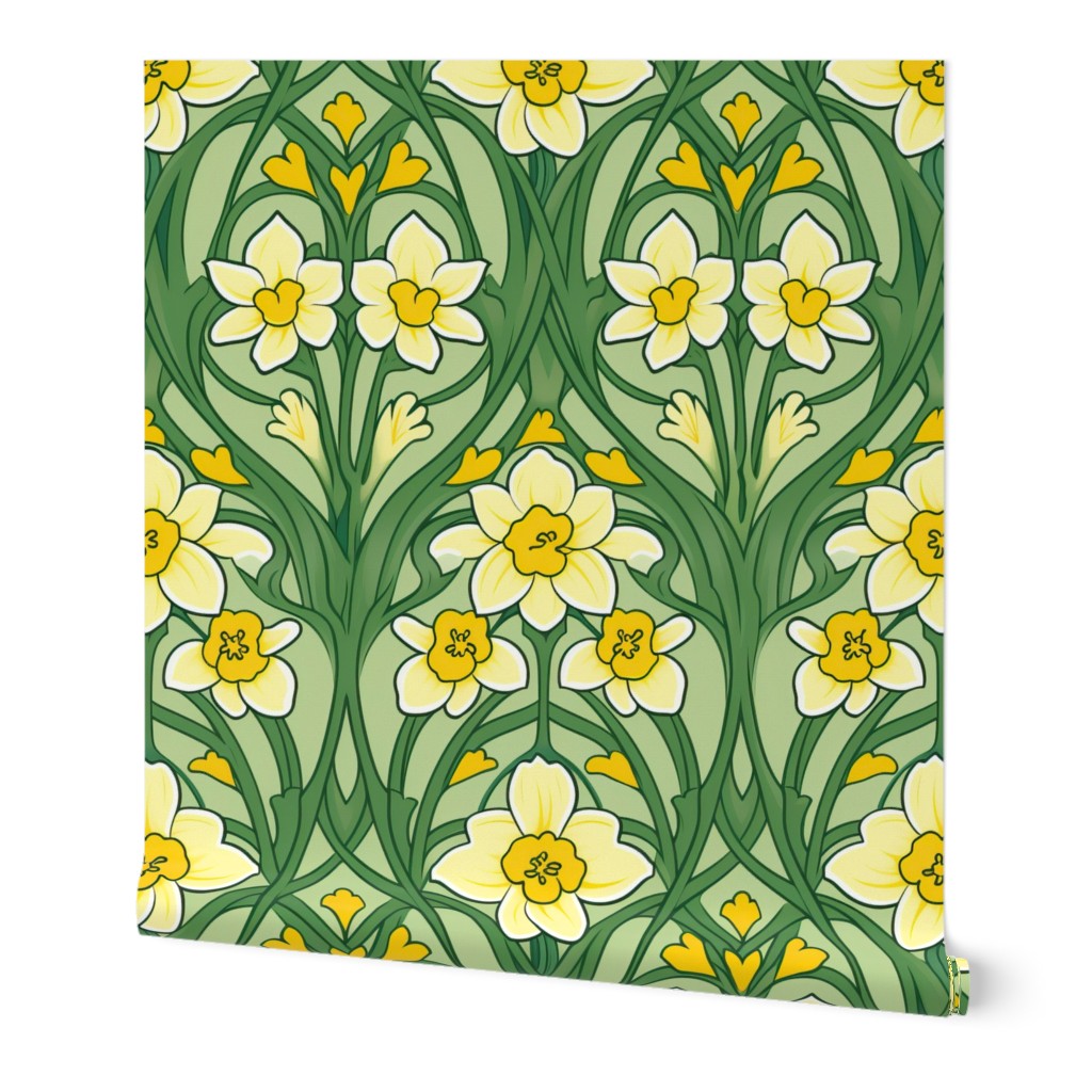 Art Nouveau Daffodils