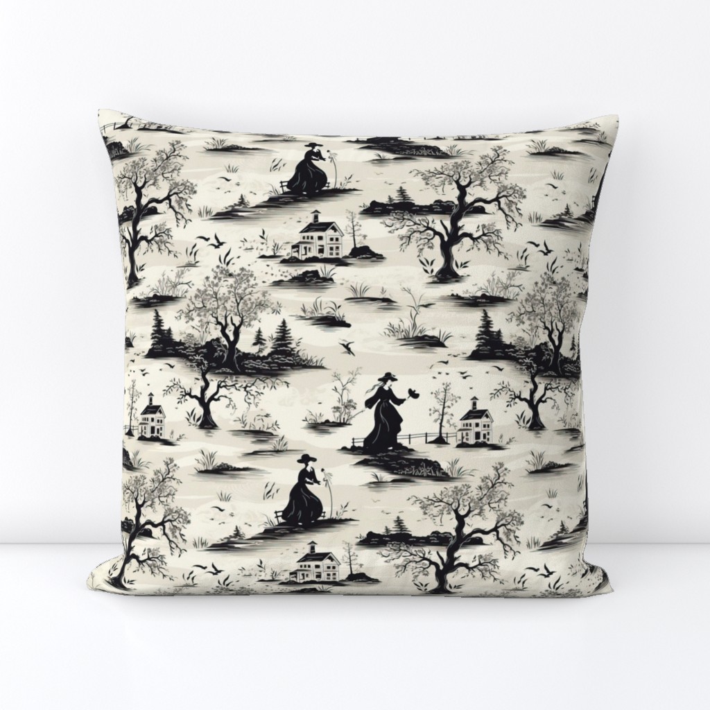 Salem Witch Toile