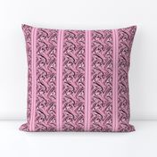 CNTR12 - Countryside Abstract Stripes in Rustic Pink Pastel - 4 inch repeat