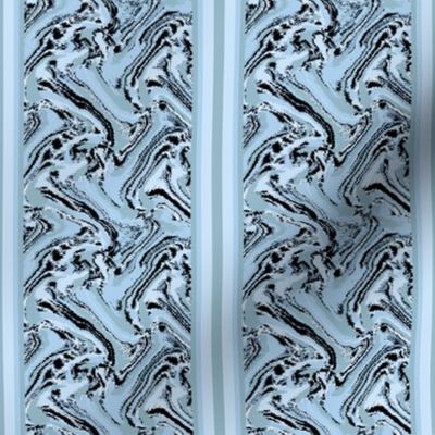 CNTR11 -  Camouflage Stripes in Powder Blue - 4 inch repeat