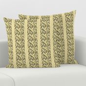 CNTR9 - Countryside Abstract Stripes in Rustic Yellow and Gold - 4 inch repeat
