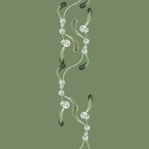 Mistletoe Green Garland - Rich Green LARGE