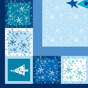 Winter Wonderland Cheater Quilt