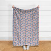 Bashful Rosy Peonies Pantone Intagible Pattern