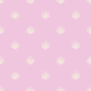 Palm Leaf polka Dot Sizzle Pink 6x6