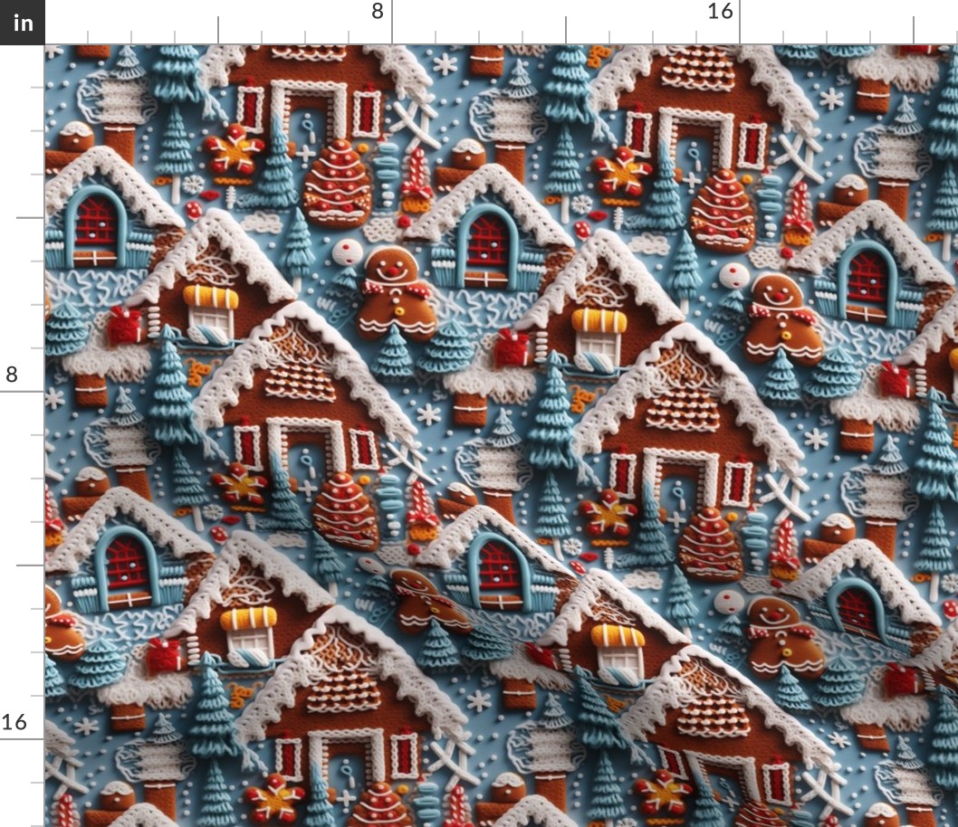 Gingerbread village