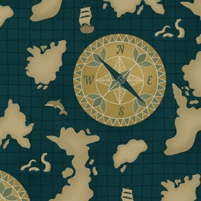 Classic nautical map