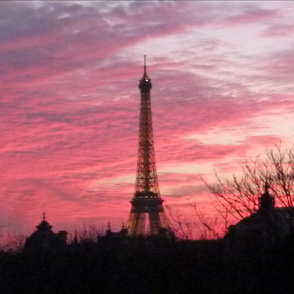 November Sunset with Eiffel Tower 2