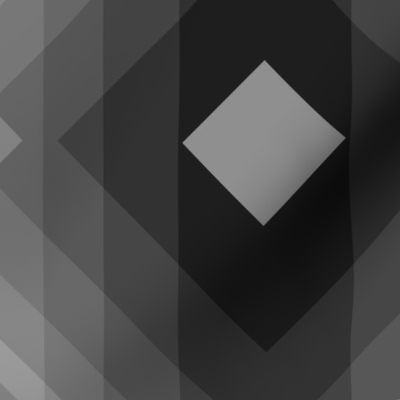 Black Gray Abstract Geometric Diamond Stripes 1